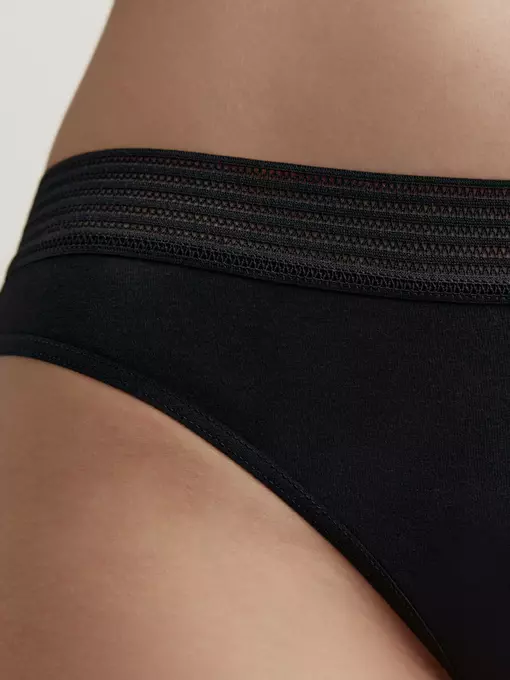Трусы женские «бикини» из хлопка basic collection lb 2001.11 black, 22С-2278ТСП, 102/L, CONTE ELEGANT,  - 2