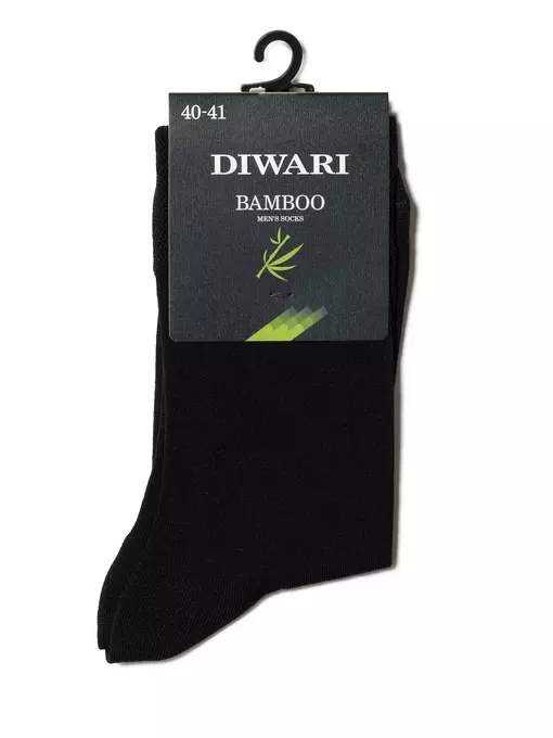 Носки мужские diwari bamboo 000 черный, 7С-94СП, 42-43 (27), DIWARI,  - 3
