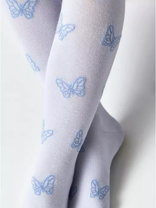 Колготки детские tip-top 678 бледно-фиолетовый, 4С-04СП, 116-122 (18), CONTE-KIDS,  - 2