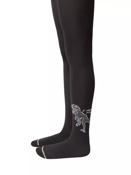 Колготки детские tip-top 690 графит, 4С-04СП, 128-134 (20), CONTE-KIDS,  - 2