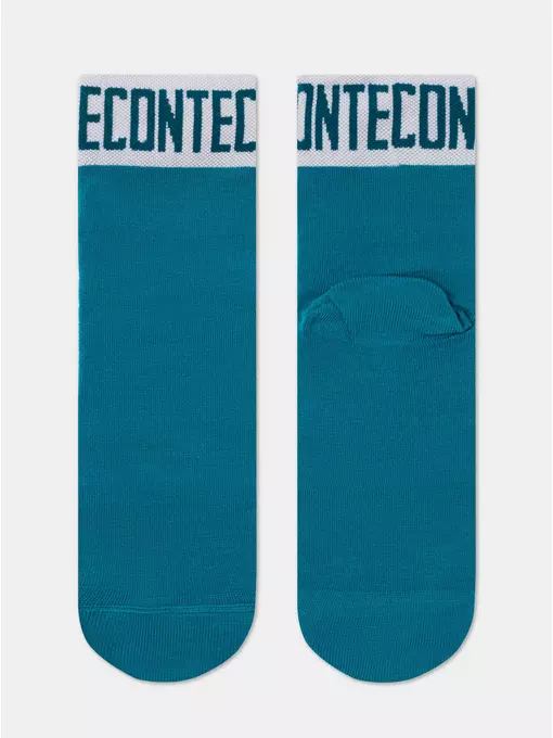 Носки женские вискозные (удлиненные) active 273 темно-бирюзовый-белый, 21С-24/1СП, 36-37 (23), CONTE ELEGANT,  - 3