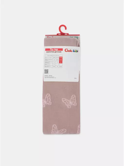 Колготки детские tip-top 678 пепельно-розовый, 4С-04СП, 128-134 (20), CONTE-KIDS,  - 5