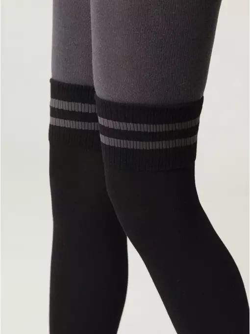 Колготки подростковые tip-top 685 темно-серый, 23С-153СП, 140-146 (22), CONTE-KIDS,  - 3