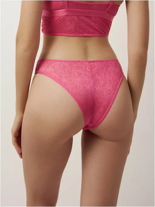 Трусы женские floral tattoo lbr 2874 barbie pink, 23С-2911ТСП, 90/XS, CONTE ELEGANT,  - 2
