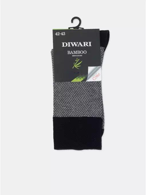 Носки мужские diwari bamboo 205 черный, 7С-94СП, 43-43 (27), DIWARI,  - 5