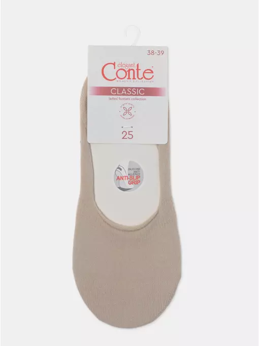 Подследники женские хлопковые classic 000 бежевый, 16С-12СП, 36-38 (23-25), CONTE ELEGANT,  - 5
