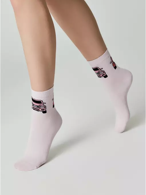 Носки женские happy 604 светло-розовый, 17С-21СП, 36-39 (23-25), CONTE ELEGANT,  - 3