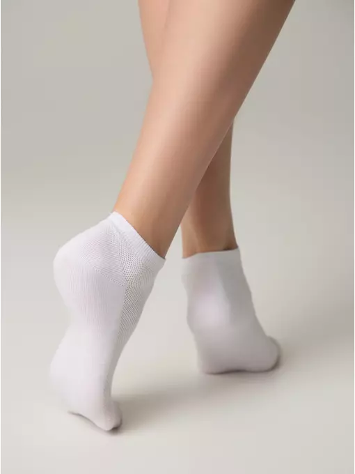 Короткие спортивные носки active 484 белый, 19С-183СП, 36-38 (23-25), CONTE ELEGANT,  - 4