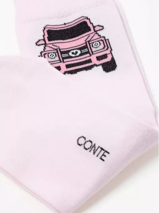 Носки женские happy 604 светло-розовый, 17С-21СП, 36-39 (23-25), CONTE ELEGANT,  - 5