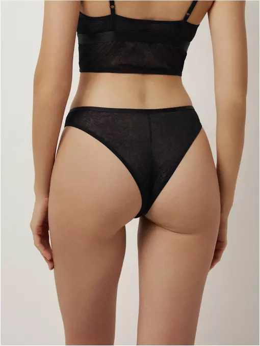 Трусы женские floral tattoo lbr 2872 black, 23С-2909ТСП, 98/M, CONTE ELEGANT,  - 2