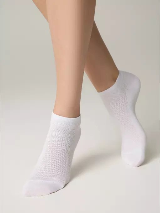 Короткие спортивные носки active 484 белый, 19С-183СП, 36-38 (23-25), CONTE ELEGANT,  - 3