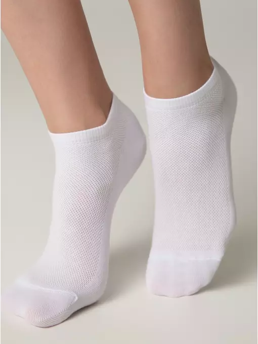 Короткие спортивные носки active 484 белый, 19С-183СП, 36-38 (23-25), CONTE ELEGANT,  - 5