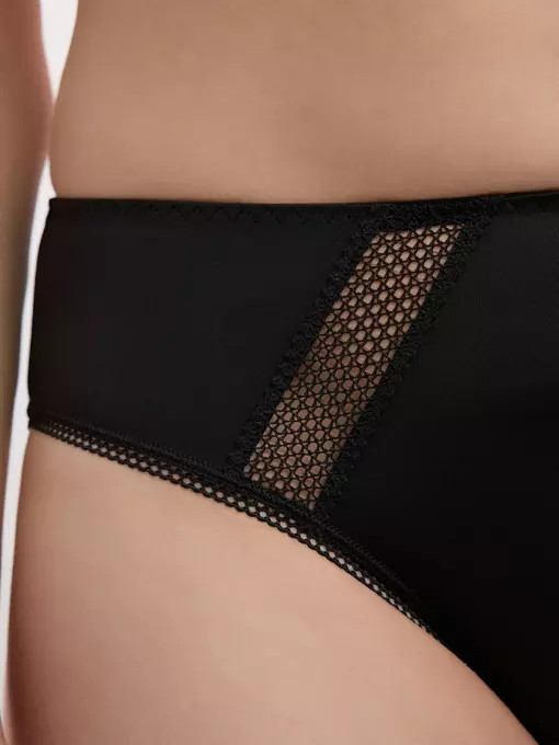 Трусы женские "слип" со средней линией талии nuance rp3175 черный, 23С-0049КСП, 114/3XL, CONTE ELEGANT,  - 2