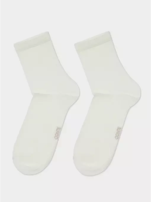 Теплые шерстяные женские носки conte comfort 583 молочный, 23С-140СП, 36-38 (23-25), CONTE ELEGANT,  - 4