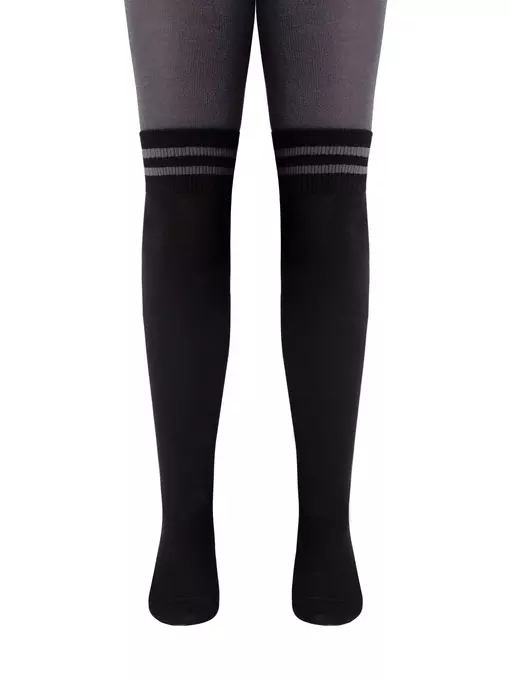 Колготки подростковые tip-top 685 темно-серый, 23С-153СП, 140-146 (22), CONTE-KIDS,  - 2