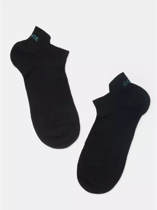 Ультракороткие хлопковые женские носки active с «язычком» 205 черный, 19С-245СП, 36-37 (23), CONTE ELEGANT,  - 6