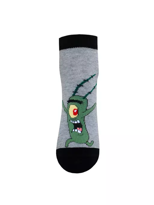 Носки женские spongebob 1146 (укороченные) 449 серый меланж, 21С1146, 36-37 (23), БРЕСТСКИЕ,  - 4