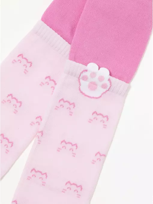 Колготки детские tip-top (мордашки) 691 розовый, 17С-60СП, 80-86 (14), CONTE-KIDS,  - 8