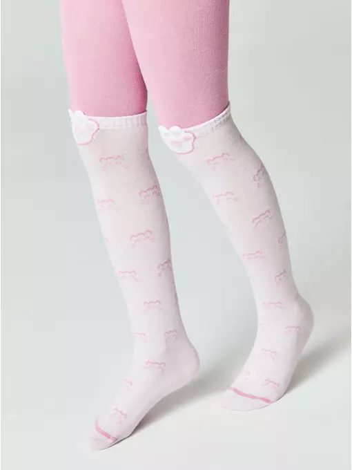 Колготки детские tip-top (мордашки) 691 розовый, 17С-60СП, 80-86 (14), CONTE-KIDS,  - 2