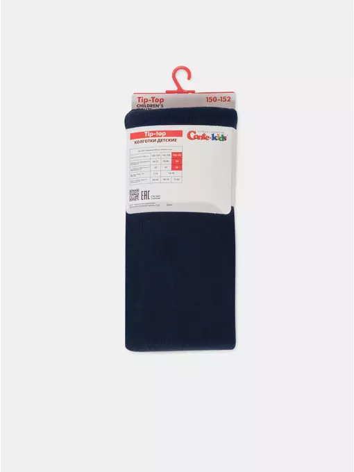 Колготки подростковые с имитацией гольф tip-top 682 темно-синий, 23С-153СП, 140-146 (22), CONTE-KIDS,  - 5
