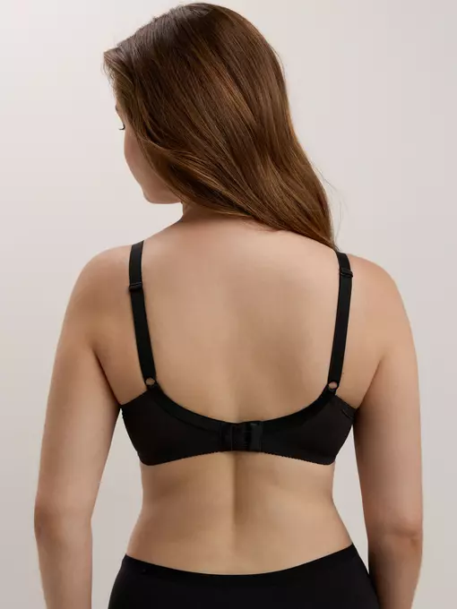 Бюстгальтер женский на каркасах comfort plus rb6166 черный, 23С-0014КСП, 75E, CONTE ELEGANT,  - 3