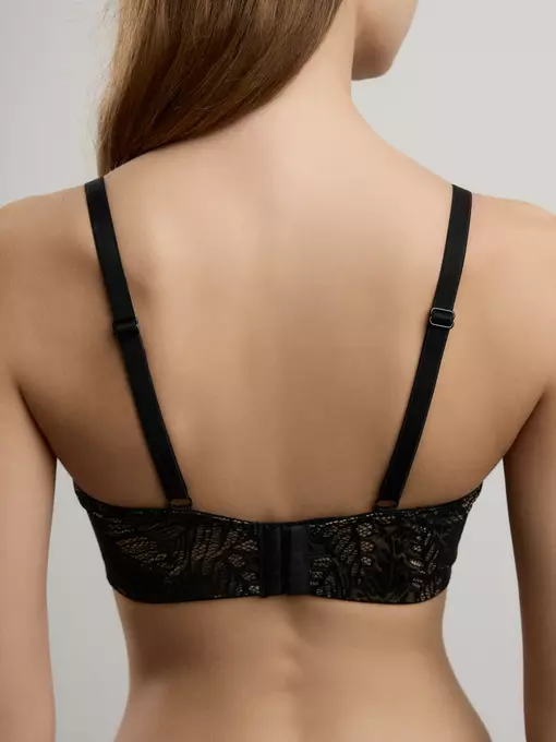 Бюстгальтер бандо с мягкой чашкой без каркасов jungle tb7151 черный, 23С-0022КСП, 70C, CONTE ELEGANT,  - 2