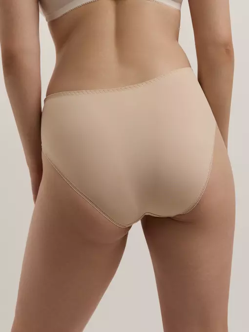 Трусы женские "слип" со средней линией талии nuance rp3175 пудра, 23С-0049КСП, 114/3XL, CONTE ELEGANT,  - 2