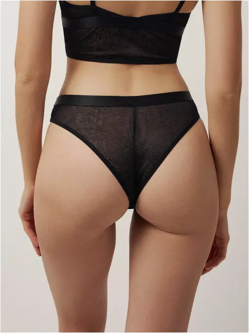 Трусы женские floral tattoo lbr 2927  black, 23С-2964ТСП, 90/XS, CONTE ELEGANT,  - 2