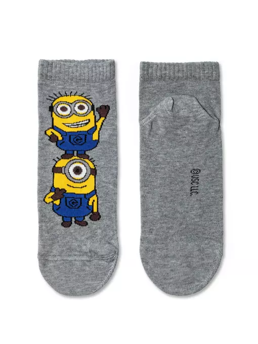 Носки женские minions (укороченные) 307 серый меланж, 20С1125, 36-37 (23), БРЕСТСКИЕ,  - 2