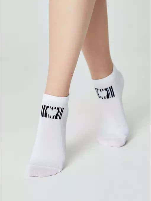 Короткие женские носки active esli 584 белый, 22С-42СПЕ, 36-37 (23), ESLI,  - 2