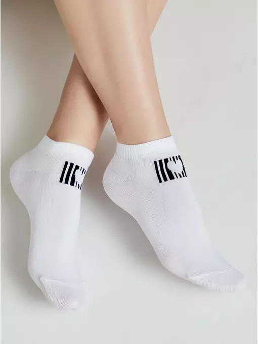 Короткие женские носки active esli 584 белый, 22С-42СПЕ, 36-37 (23), ESLI,  - 5