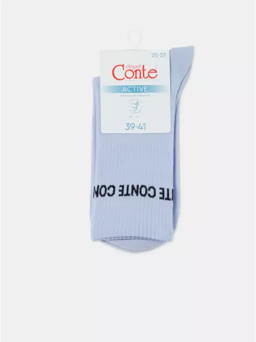 ​удлиненные женские носки active 619 бледно-фиолетовый, 20С-20СП, 36-38 (23-25), CONTE ELEGANT,  - 6