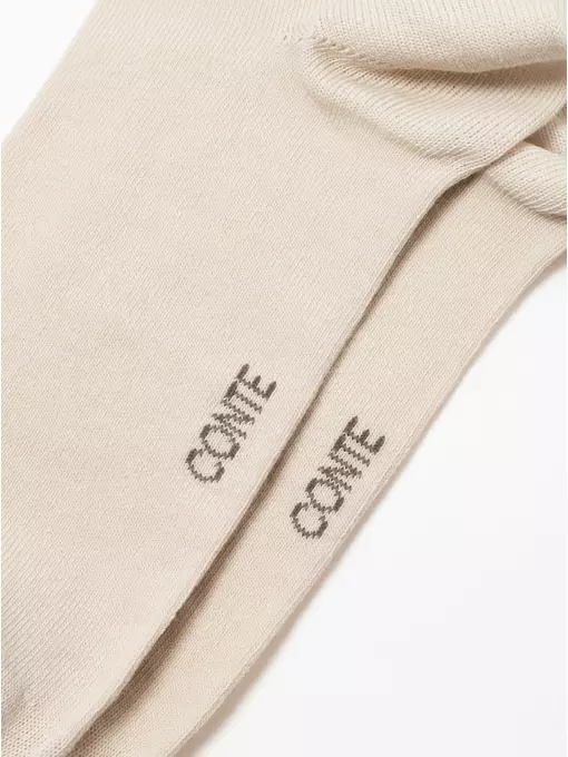 Женские классические носки из хлопка 3dsocks 000 бежевый, 24С-2СП, 36-38 (23-25), CONTE ELEGANT,  - 8