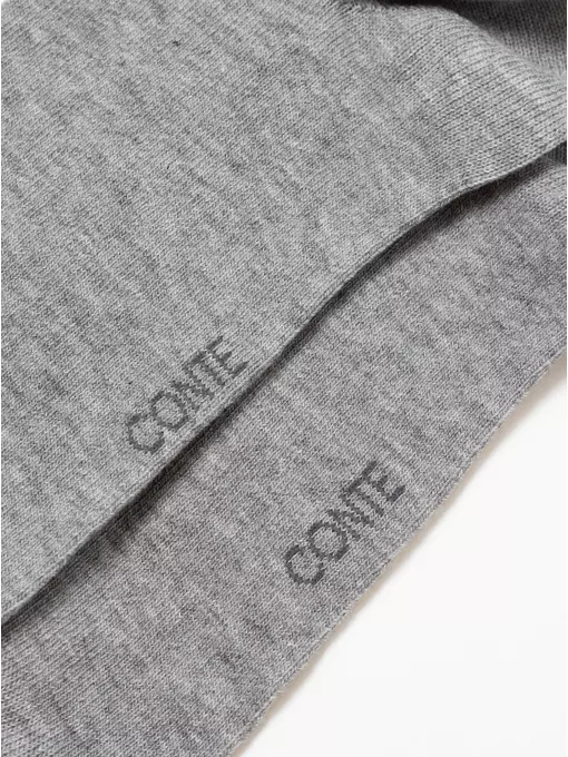 Женские носки из хлопка 3dsocks 000 серый меланж, 24С-2СП, 36-38 (23-25), CONTE ELEGANT,  - 7