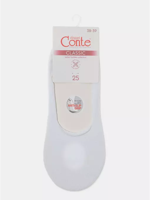 Подследники женские хлопковые conte classic 000 белый, 16С-12СП, 39-41 (25-27), CONTE ELEGANT,  - 6