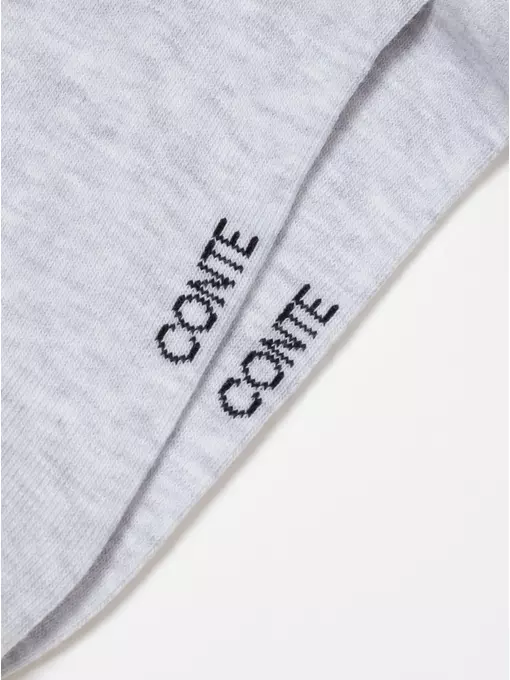 Женские хлопковые носки happy с рисунками 607 светло-серый, 18С-227СП, 36-39 (23-25), CONTE ELEGANT,  - 8