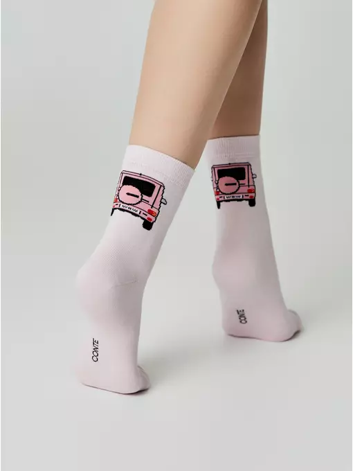 Носки женские happy 604 светло-розовый, 17С-21СП, 36-39 (23-25), CONTE ELEGANT,  - 2