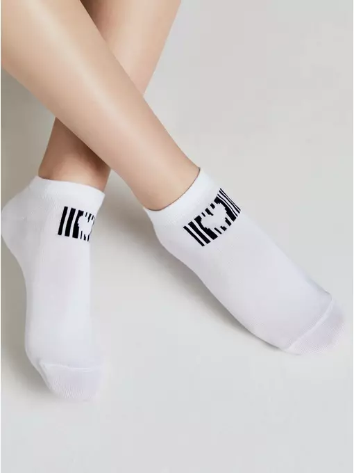 Короткие женские носки active esli 584 белый, 22С-42СПЕ, 36-37 (23), ESLI,  - 4