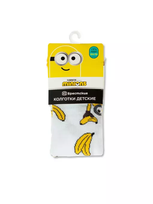Колготки детские minions брестские 3281 (рисунок) 276 белый, 20С3281, 92-98 (14), БРЕСТСКИЕ,  - 2
