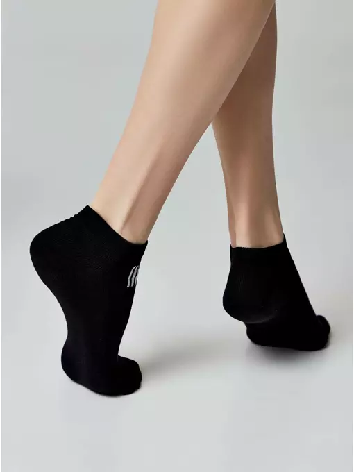 Короткие женские носки active esli 584 черный, 22С-42СПЕ, 36-37 (23), ESLI,  - 2