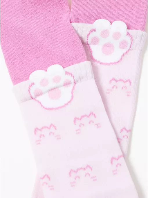 Колготки детские tip-top (мордашки) 691 розовый, 17С-60СП, 80-86 (14), CONTE-KIDS,  - 9