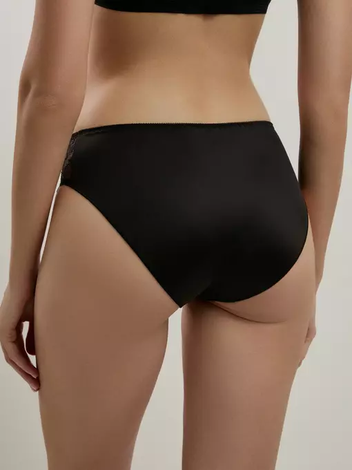 Трусы женские "слип" со средней линией талии comfort plus rp3177 черный, 23С-0050КСП, 102/L, CONTE ELEGANT,  - 3