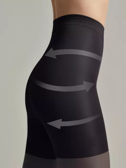 Колготки женские conte control 20 nero, 8С-75СП, 3, CONTE ELEGANT,  - 3