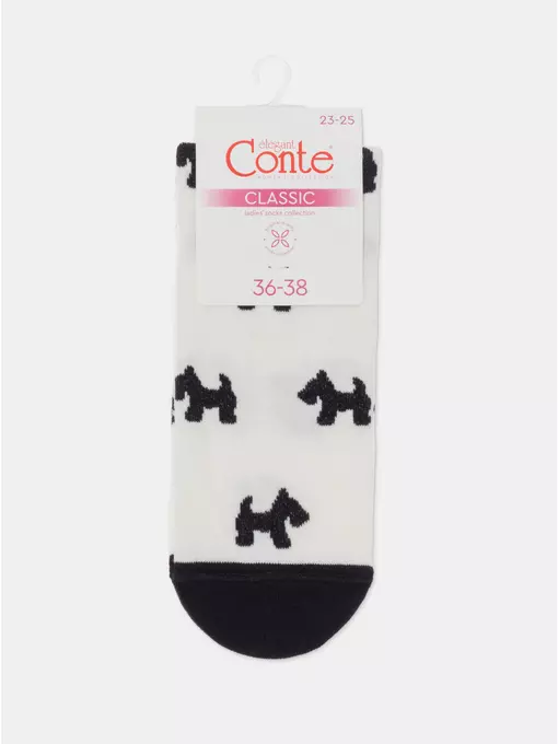 Носки женские conte classic 587 молочный, 7С-22СП, 39-41 (25-27), CONTE ELEGANT,  - 9