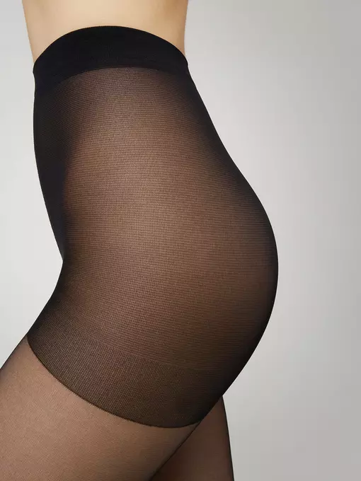 Шелковистые колготки conte nuance 15 den nero, 8С-35СП, 2, CONTE ELEGANT,  - 4