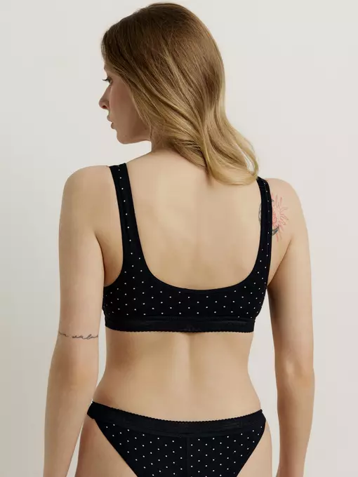 Бюстье женское conte print dots lbe 2541 black-cameo, 22С-2554ТСП, 170-84/XS, CONTE ELEGANT,  - 2