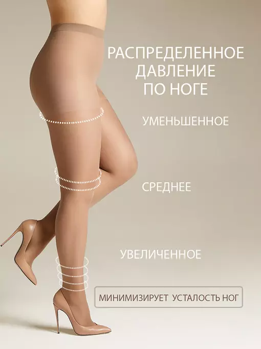 Колготки омса attiva 40 xxl plus size caramello, ATTIVA 40 XXL PLUS SIZE, 6, OMSA,  - 4