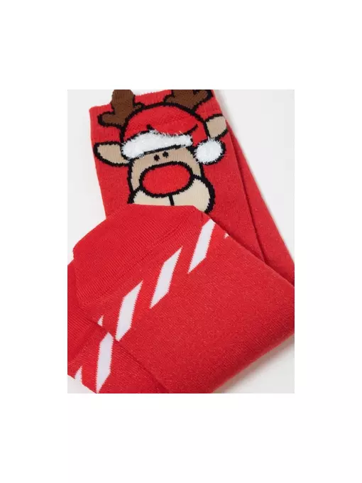 Носки женские новогодние conte new year 629 красный, 20С-34СП, 36-39 (23-25), CONTE ELEGANT,  - 6