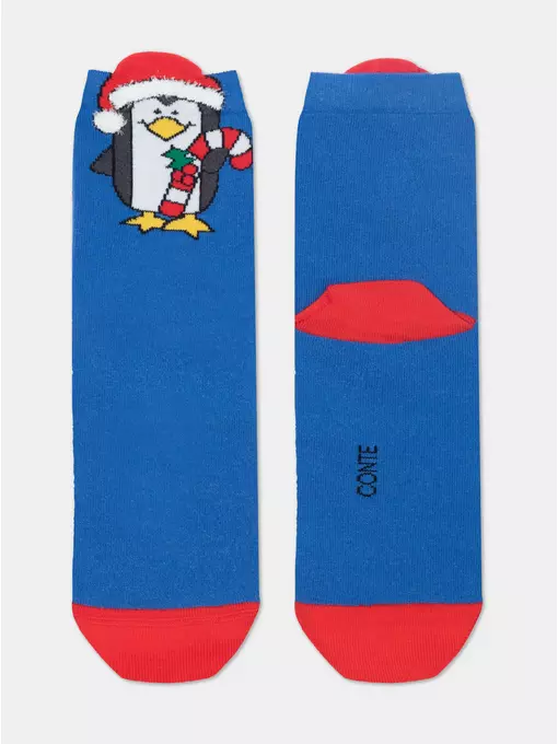Подарочный набор женских новогодних носков conte new year (3 пары) 814 ассорти, 19С-86СП;21С-76СП;20С-34СП, 36-39 (23-25), CONTE ELEGANT,  - 2