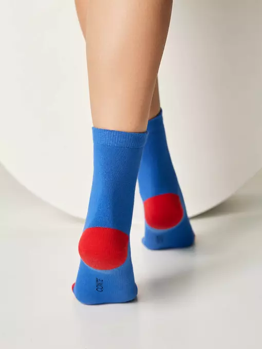 Женские новогодние носки conte new year 631 синий, 19С-86СП, 36-39 (23-25), CONTE ELEGANT,  - 4